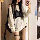 Ripped Radiance Star Long-sleeved T-shirt