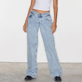 Model wearing the Vintage Vibe Flared Jeans