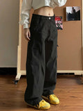 Distressed Detail High Waist Loose Denim Jeans