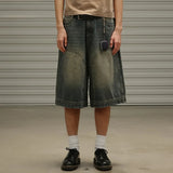 Classic Wide-Leg Denim Jorts