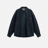 Vintage Washed Japanese Raw Denim Shirt