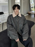 Thickened Fleece Motorcycle Leather Fur Jacket