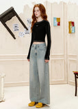 Y2K High-Quality  Wide Leg Hip Hop Jeans