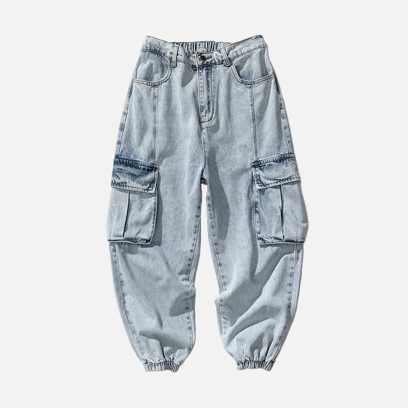 Durable High Street Cargo Denim Jeans