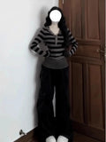 Striped Slim Fit Spring Hoodie Hoodie