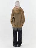 Vintage Washed Eyes Graphic Hoodie