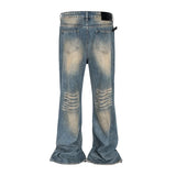 Vintage Mud Washed Yellow Baggy Jeans