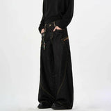 Vintage American Style Machete Wide Leg Jeans