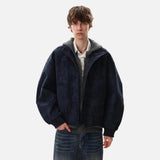 Y2K Quilted Retro PU Leather Baseball Jacket