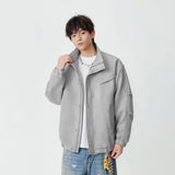 Flattering Textured Casual Button-Up Jacket