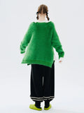 Comfort Sweet Cozy Green Winter Sweater