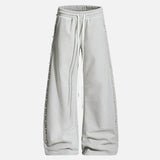Trendy Pearl Decoration Hip Hop Sweatpants