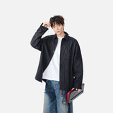 Y2K Vertical Striped Long Sleeve Shirt