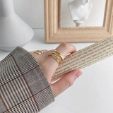 Carved In Zin Alloy Rings