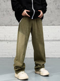 Retro Washed Casual Denim Pants