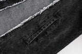 Tassel Black Denim Jacket