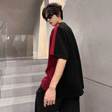 Versatile Stylish Color Contrast Short Sleeve T-Shirt