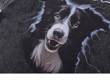 Lightning Border Shepherd Graphic T-shirt