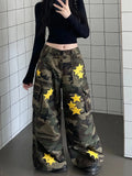 Star-Studded Baggy Cargo Pants