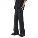 Trendy Black Wide Leg Pants