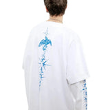 Bright Side Graphic Print Long T-shirt
