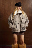 Elevated Warm Faux Fur Stand Collar Jacket