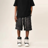 Essential American Style Raw Edge Denim Short