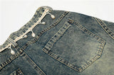 Y2K Elevated Washed Ripped Hole Denim Jeans