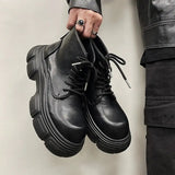 Extra Height Thick Bottom British Classic Shoes