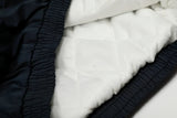 Flattering Paneled Fur Collar Raglan Sleeve Jacket