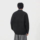Essential Solid Color Mock Neck Jumper Sweater