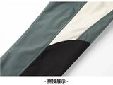 Color-Blocked Windbreaker Jacket