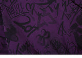 Graffiti Graphic Zip-up Hoodie
