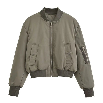 Women Cozy Winter Casual Pilot Jacket