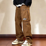 Streetwear Casual Solid Color Wide Leg Baggy Pants