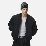 Streetwear Detachable Layered Winter Baseball Jacket