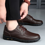 Luxury Lightweight Business Lace-Up Leather Shoes