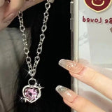 Heart-Shaped Pendant Necklace