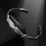 Retro Angel Wings Adjustable Silver Bracelets