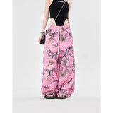 Women Cute Streetwear Trendy Tie Dye High Waist Pants