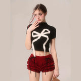 Coquette Whimsical Charm Crop Top