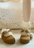 Cozy Winter Berber Fleece Ankle Shoes