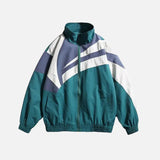 Y2K Flattering Stand Collar Sports Windbreaker Jacket