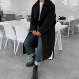 Long Loose Windbreaker Coat