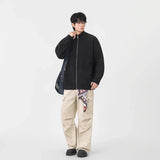 Cozy Ribbed Knit Mock Neck Cardigan