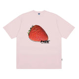 Women Retro Sweet Strawberry Graphic T-Shirt