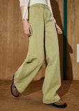 Green American High Waist Wide Leg Jeans