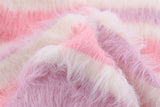 Streetwear Striped Knit Butterfly Pin Sweater