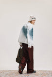 Flattering White Tie Dye Hip Hop Denim Jacket