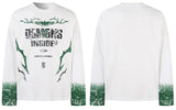 Durable Grunge Graphic Printed Long Sleeve T-Shirt
